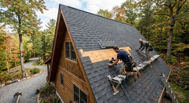 A Frame Roof Repair in Prince Frederick, MD