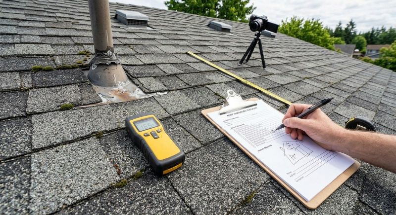 Asphalt Roof Inspection in Cheltenham, MD
