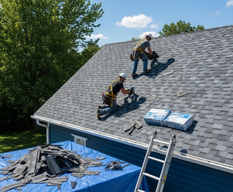 Asphalt Roof Replacement in Saint Leonard, MD