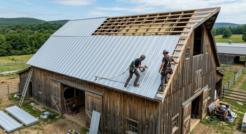 Barn Roof Construction in Prince Frederick, MD