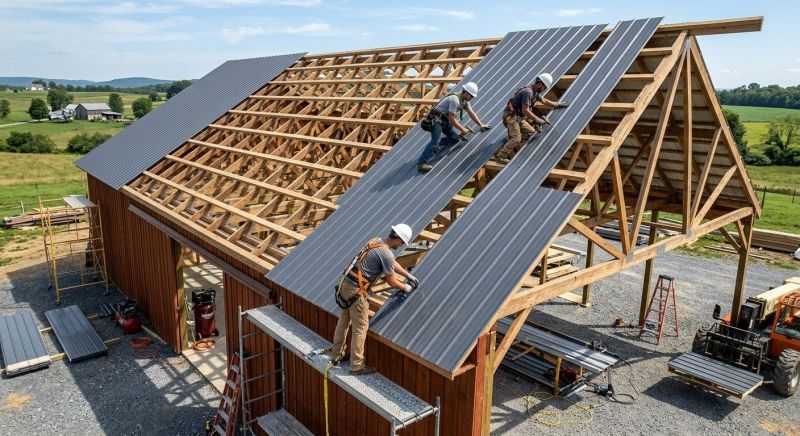 Barn Roof Construction in Prince Frederick, MD