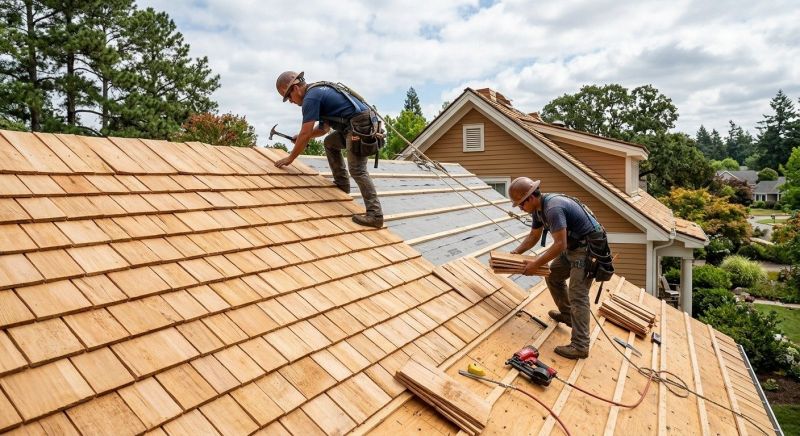 Cedar Roof Installation in Cheltenham, MD