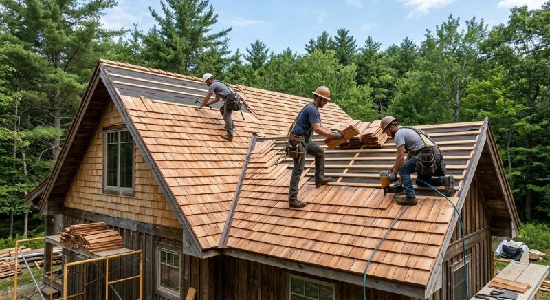 Cedar Roof Installation in Cheltenham, MD