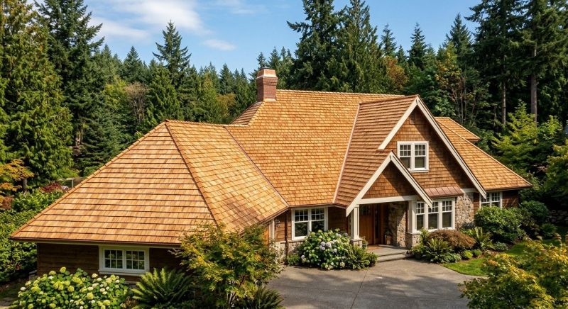 Cedar Roof Installation in Great Mills, MD