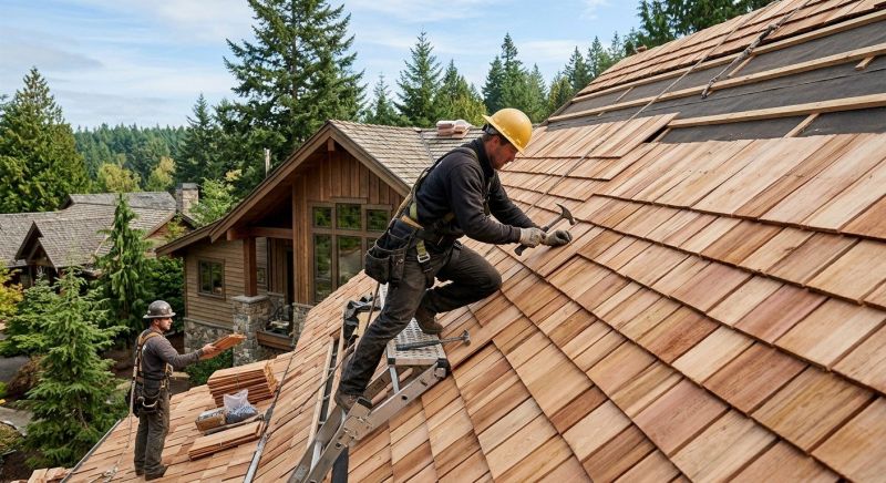 Cedar Roof Installation in Lexington Park, MD