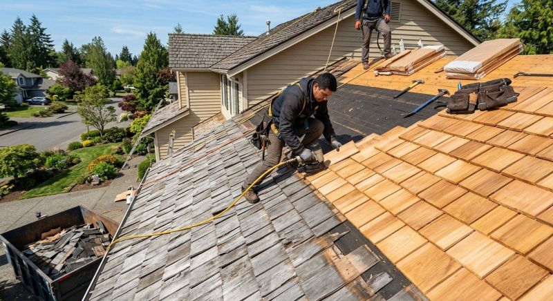 Cedar Roof Replacement in Waldorf, MD