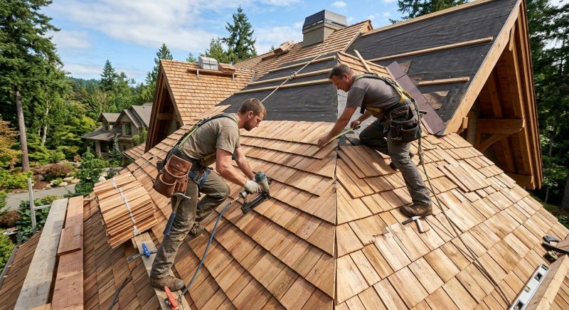 Cedar Shake Roof Construction in Deale, MD