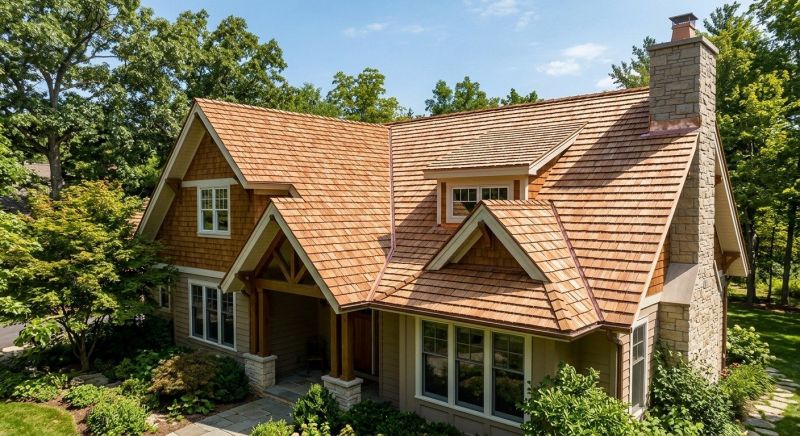 Cedar Shake Roof Construction in Dunkirk, MD