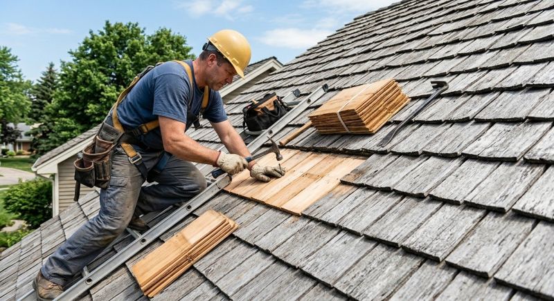Cedar Shake Roof Repair in Owings, MD