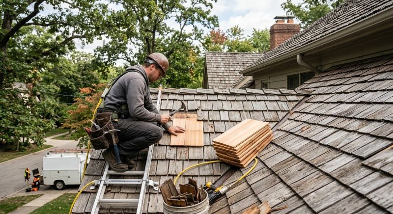 Cedar Shake Roof Repair in Saint Leonard, MD