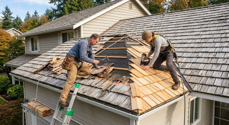 Cedar Shake Roof Repair in Upper Marlboro, MD