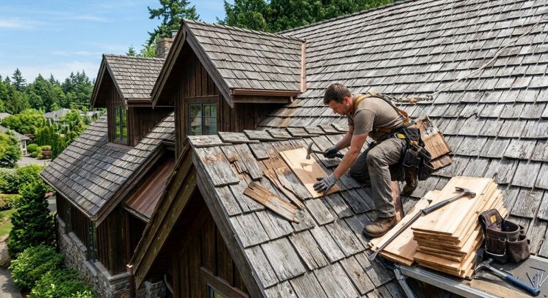 Cedar Shingles Repair in Shady Side, MD