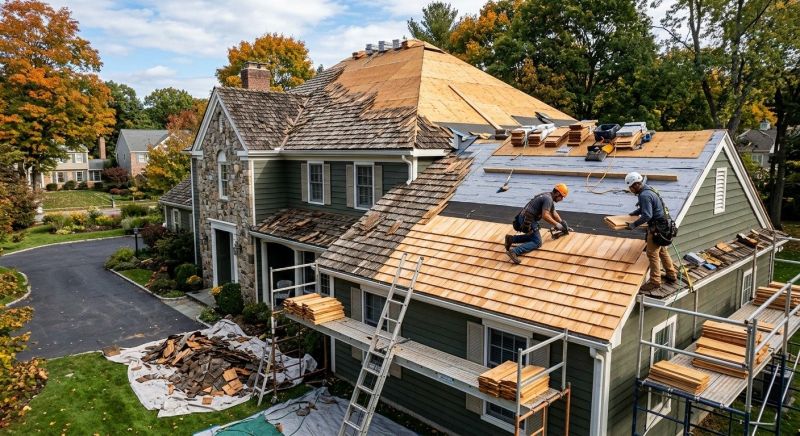 Cedar Shingles Replacement in Calvert County, MD