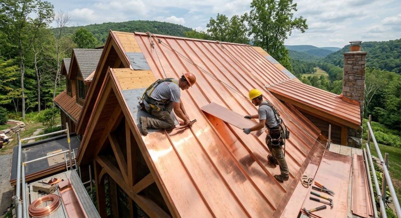Copper Roof Installation in Prince Frederick, MD