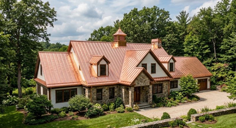 Copper Roof Replacement in Prince Frederick, MD