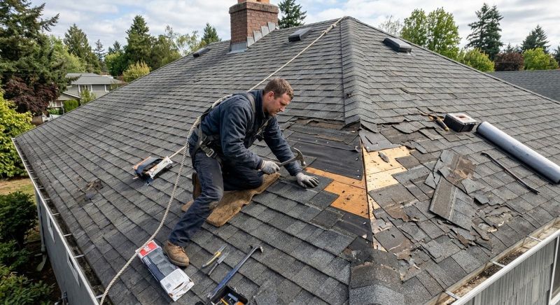 Damaged Roof Repair in Waldorf, MD