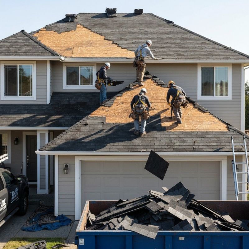 Damaged Roof Replacement in Lothian, MD