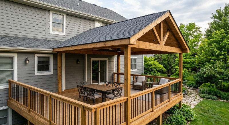 Deck Roof Construction in Prince Frederick, MD