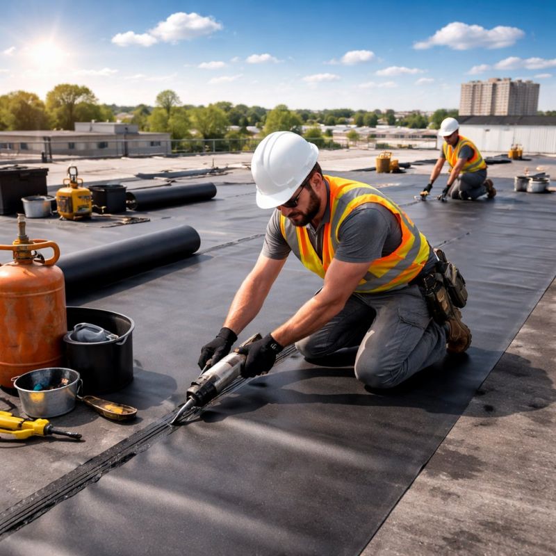 Epdm Roof Installation in La Plata, MD