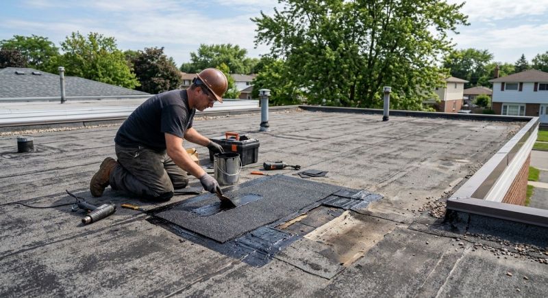 Flat Roof Repair in Lusby, MD