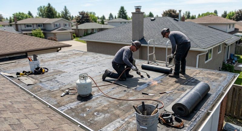 Flat Roof Repair in Owings, MD