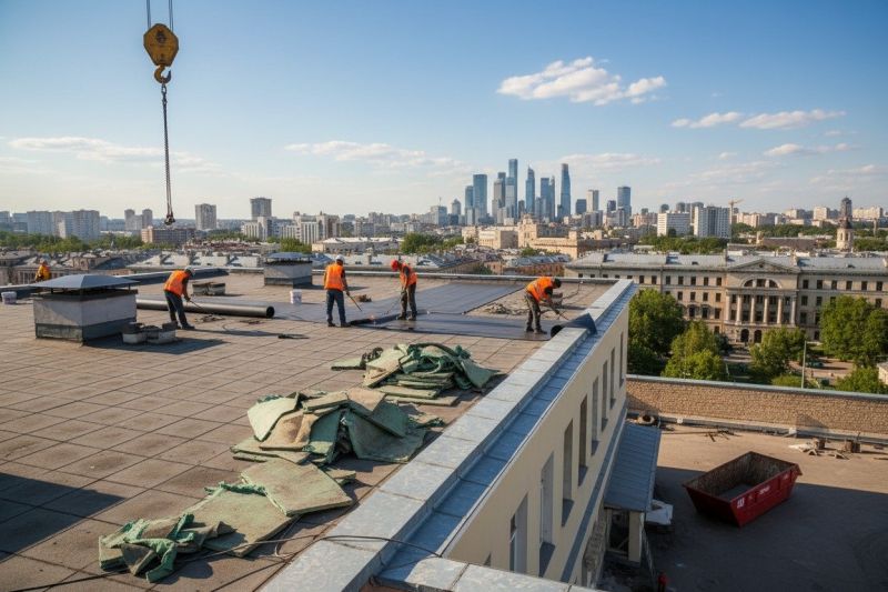 Flat Roof Replacement in Owings, MD