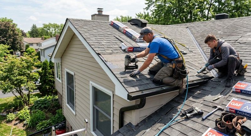 Hip Roof Shingle Repair in Prince Frederick, MD