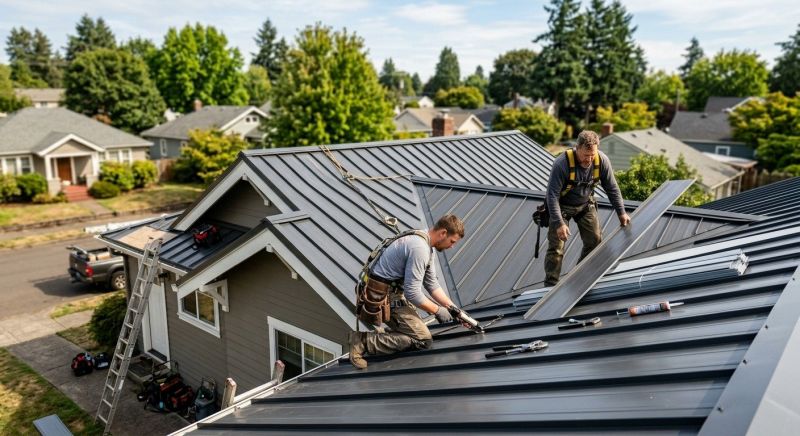 Metal Roof Repair in Lothian, MD