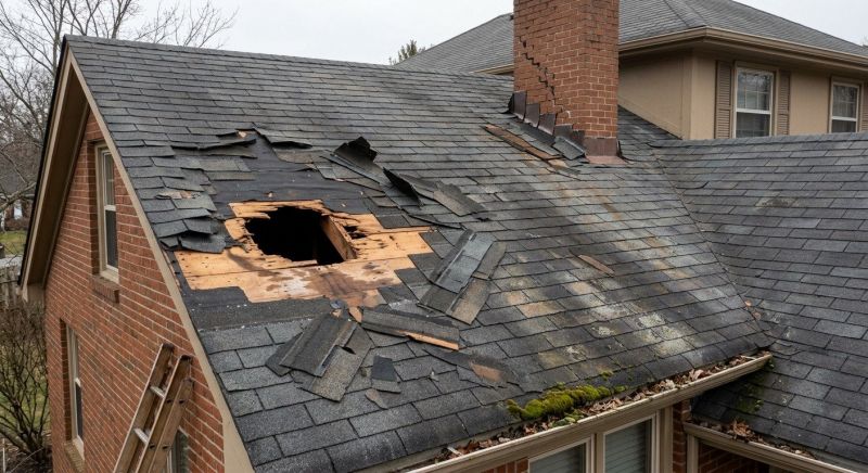 Roof Damage Repair in California, MD