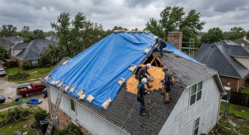 Roof Damage Restoration in Prince Frederick, MD