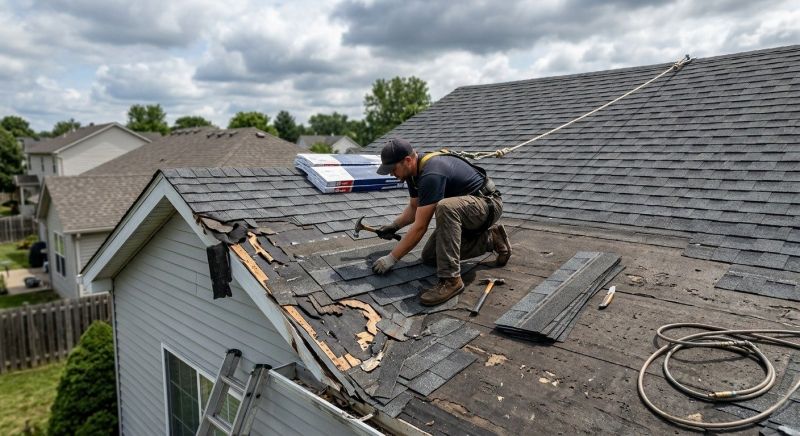 Roof Damage Restoration in Shady Side, MD