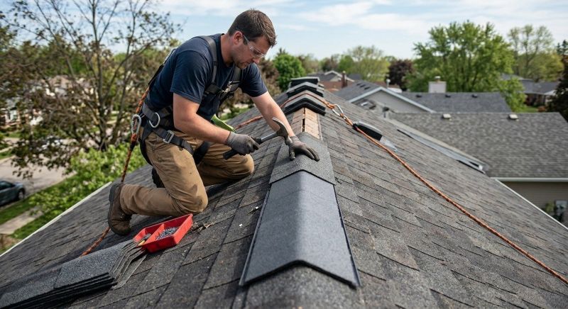 Roof Ridge Repair in Prince Frederick, MD