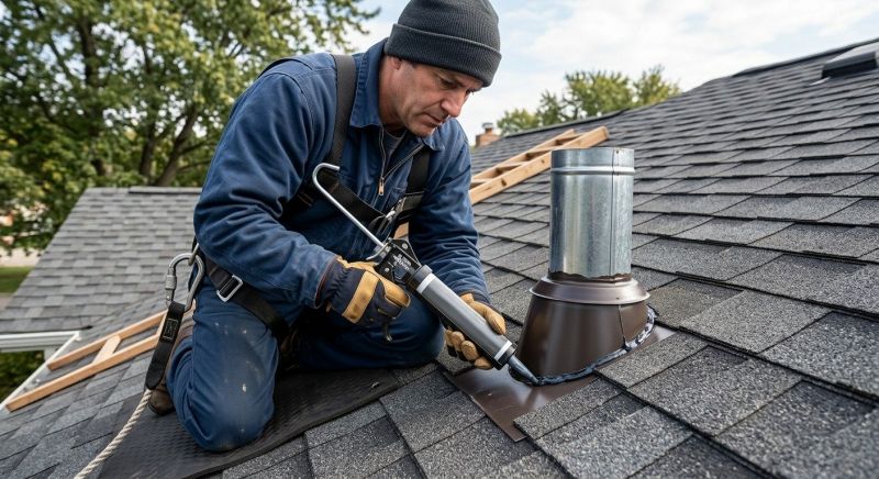 Roof Vent Flashing Repair in Prince Frederick, MD