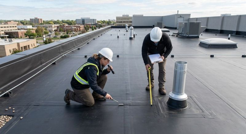 Rubber Roof Inspection in Prince Frederick, MD