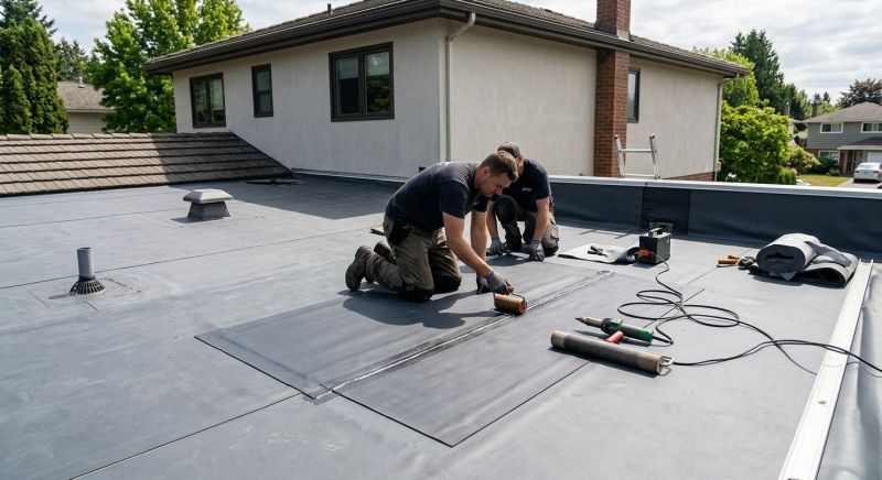Rubber Roof Repair in Cheltenham, MD