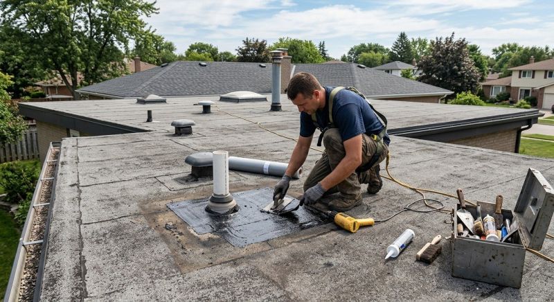 Rubber Roof Repair in Deale, MD