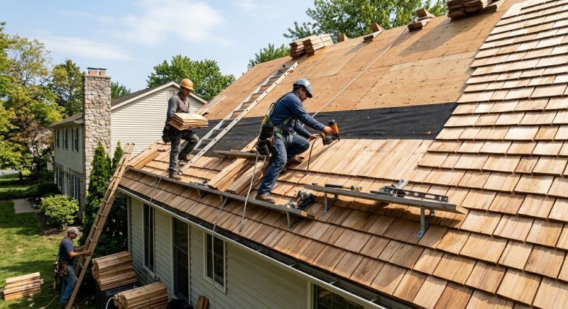 Shake Roof Replacement in Prince Frederick, MD