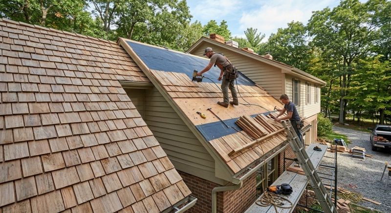 Shake Roof Replacement in Owings, MD