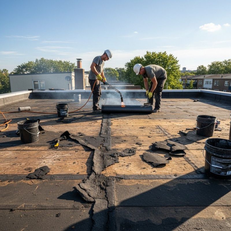 Single Ply Roof Repair in Lothian, MD
