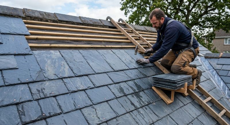 Slate Roof Construction in Saint Leonard, MD