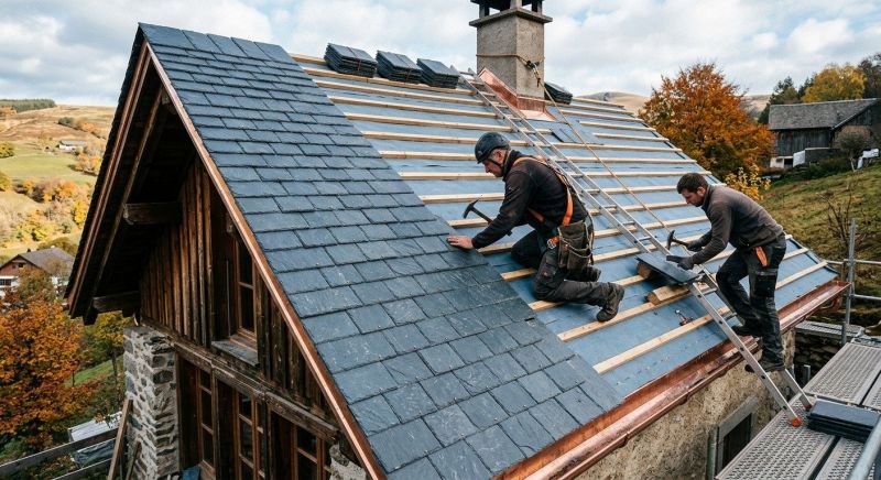 Slate Roof Installation in Great Mills, MD