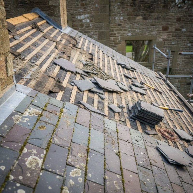 Slate Roof Replacement in Charles County, MD