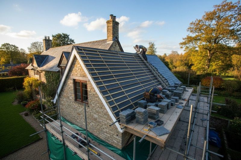 Slate Roof Replacement in Cheltenham, MD