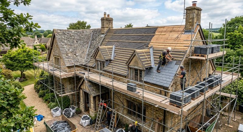 Slate Roof Replacement in Great Mills, MD