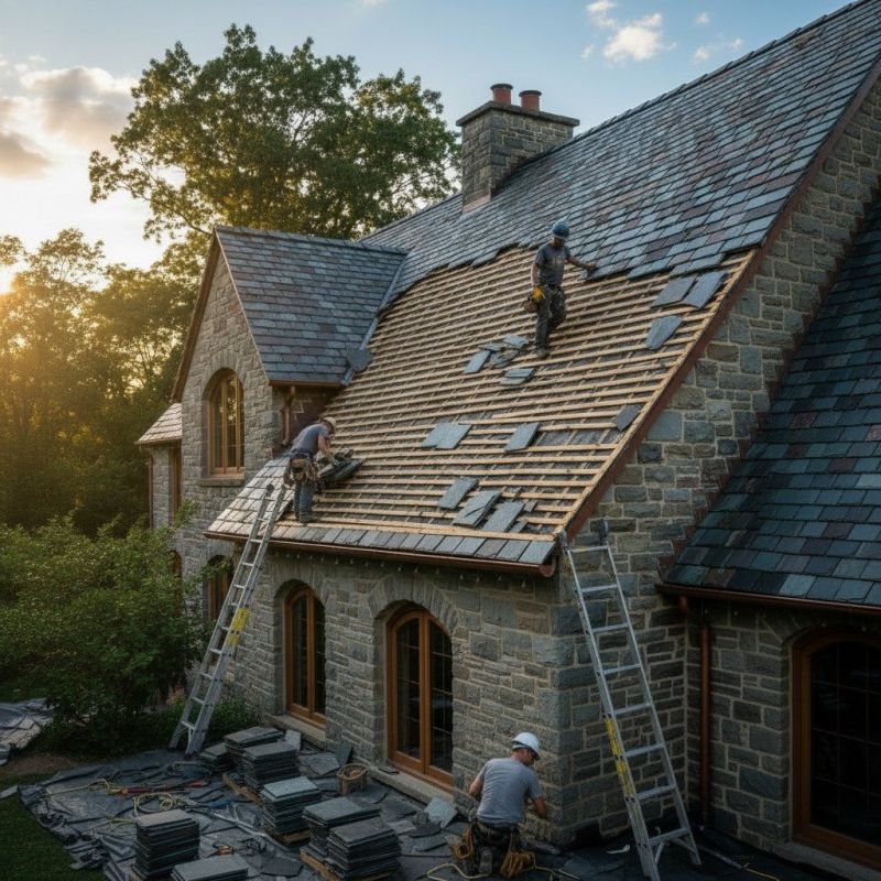 Slate Roof Replacement in La Plata, MD
