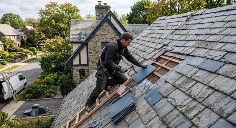 Slate Shingle Replacement in Prince Frederick, MD