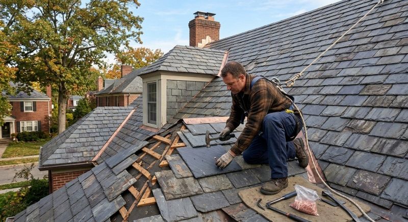 Slate Shingles Repair in Calvert County, MD