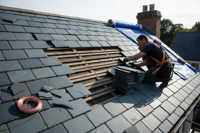 Slate Shingles Repair in Chesapeake Beach, MD