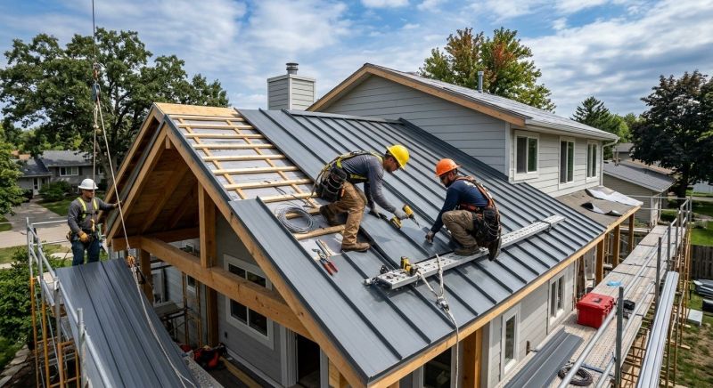 Steel Roof Installation in Prince Frederick, MD