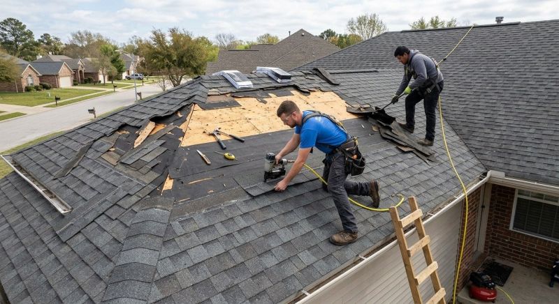 Storm Damage Roof Repair in Lothian, MD